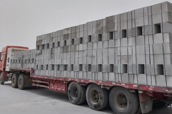 خط إنتاج كتل بلوك وألواح جدران خرسانية رغوية خفيفة معزولة EPS في Kashgarالتابعة لمقاطعة Xinjiang - الصين